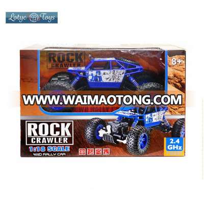 China manufacturer 2.4GHz off-road vehicle 1:18 rock crawler nitro rc car